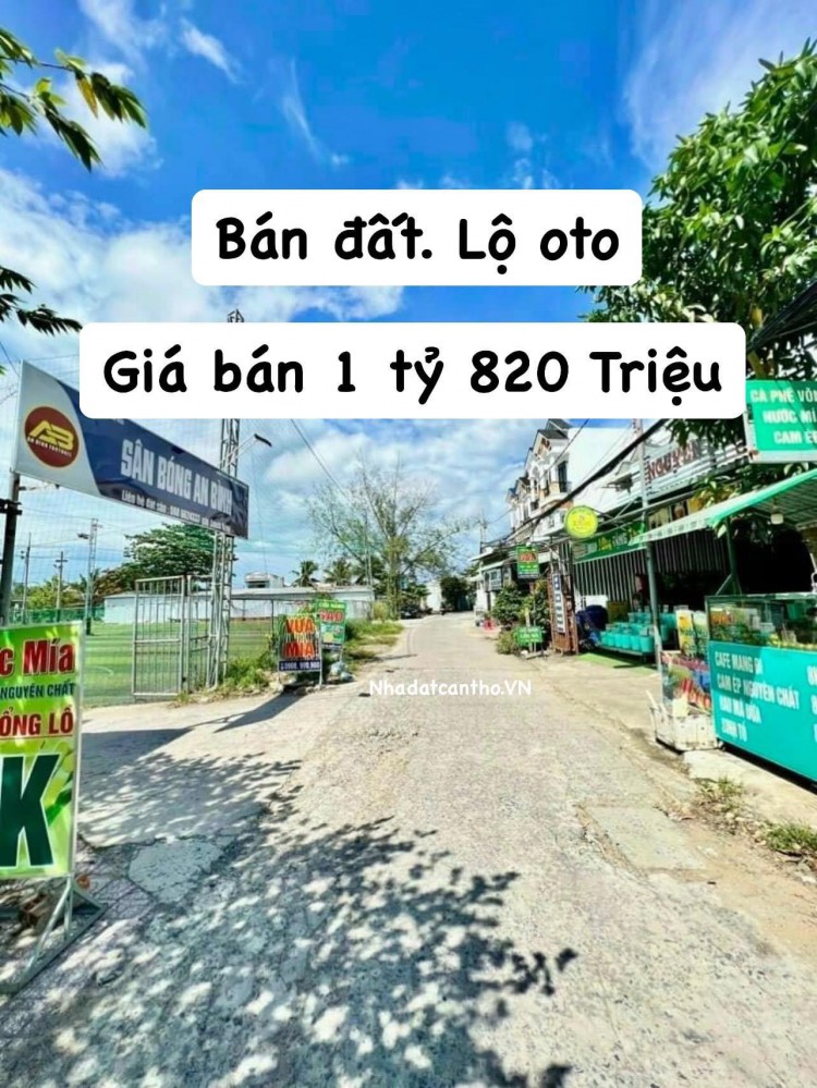 Bán đất 2 Mặt Tiền Trần Vĩnh Kiết, Q. Ninh Kiều, TP. Cần Thơ